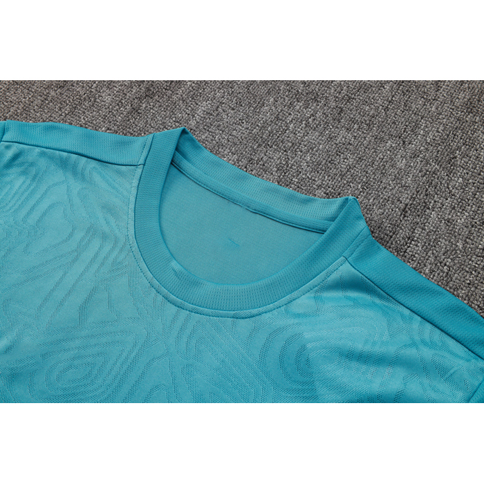 Chandal del Olympique Marsella Manga Corta 24-25 Azul - Pantalon Corto